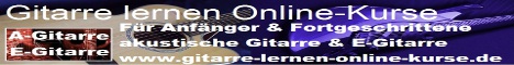 Gitarre online lernen: Kurse für A- & E-Gitarre !